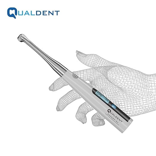Qualdent Q-Cure Light Cure Unit (1 Sec) Cordless High-Powered | Compact LED Curing Light | Ergonomic Design | Fast Curing