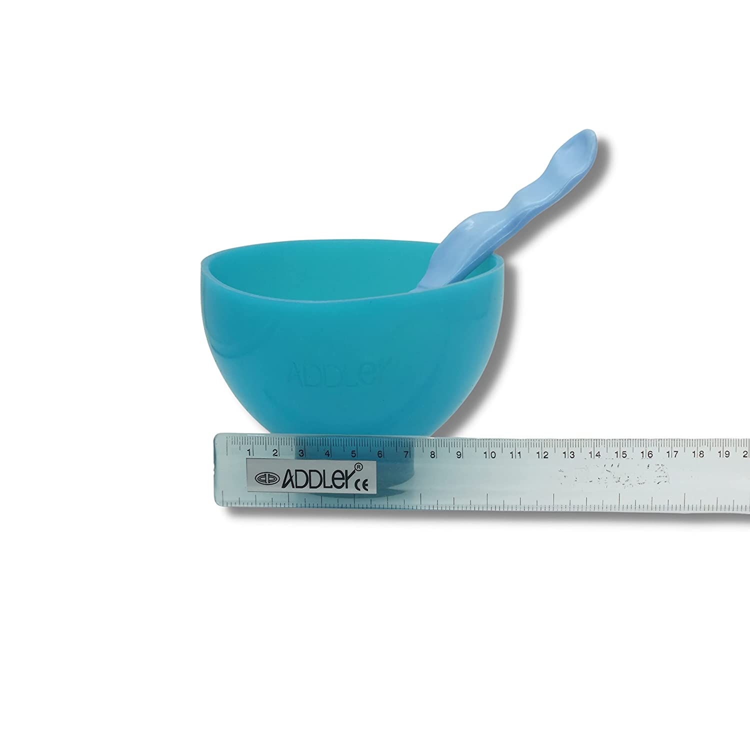 ADDLER SILICON ALGINATE BOWL WITH PLASTIC SPATULA.