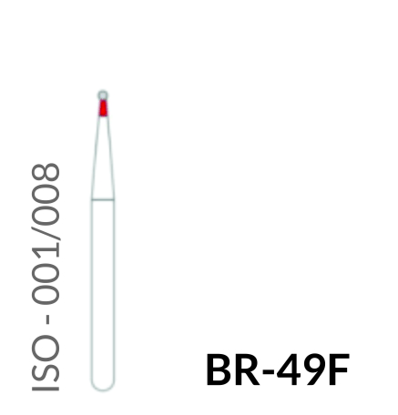 Precident Bur Regular Bur Diamond Bur Fine BR 49F FG Bur (5Pcs)