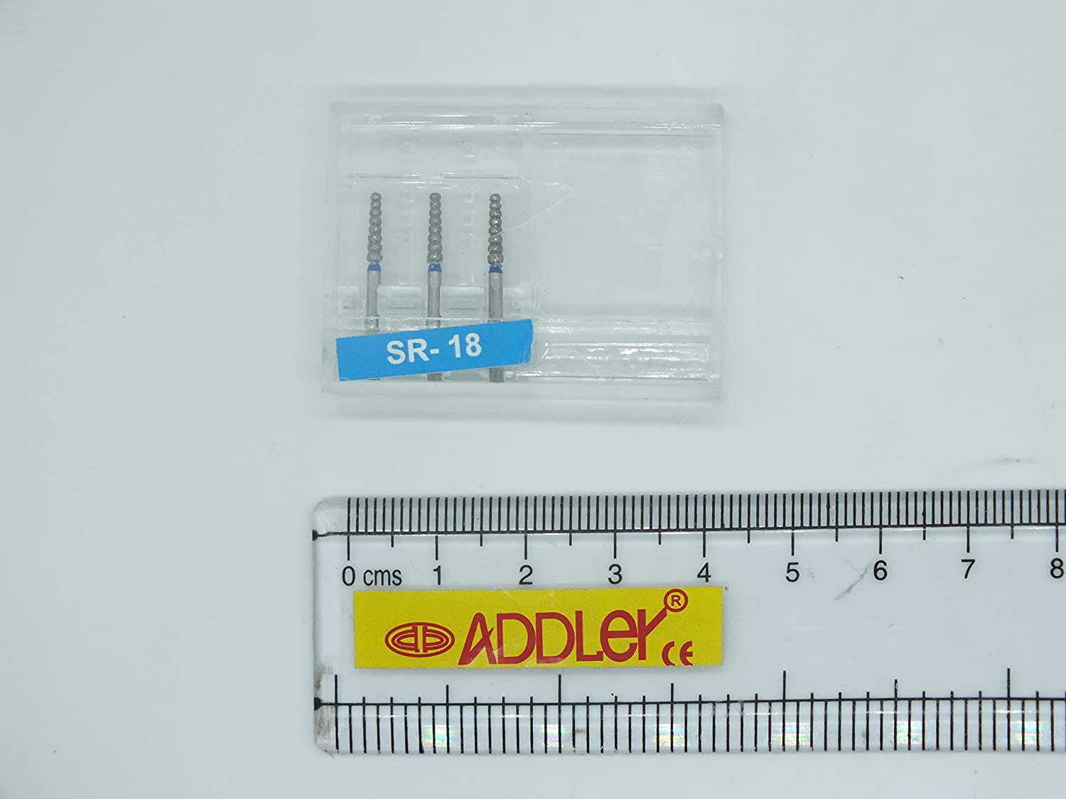 SWISS DIA DENTAL FG DIAMOND COATED BURS HIGH SPEED BR-S43 & SR-18 2 PACK OF 6 BURS TOTAL.