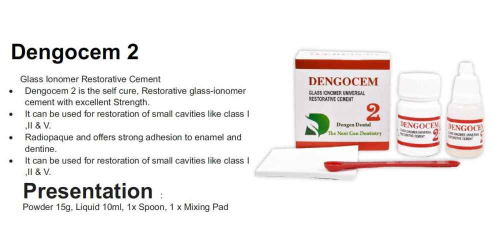 Dengen Dental Dengocem 2 Glass Ionomer Cement