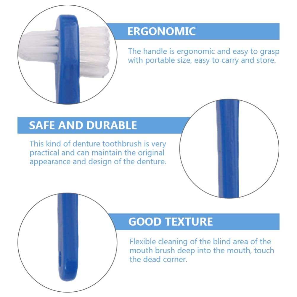 Stim Denture Brush Dental Cleansing Brush (Pack Of 2)