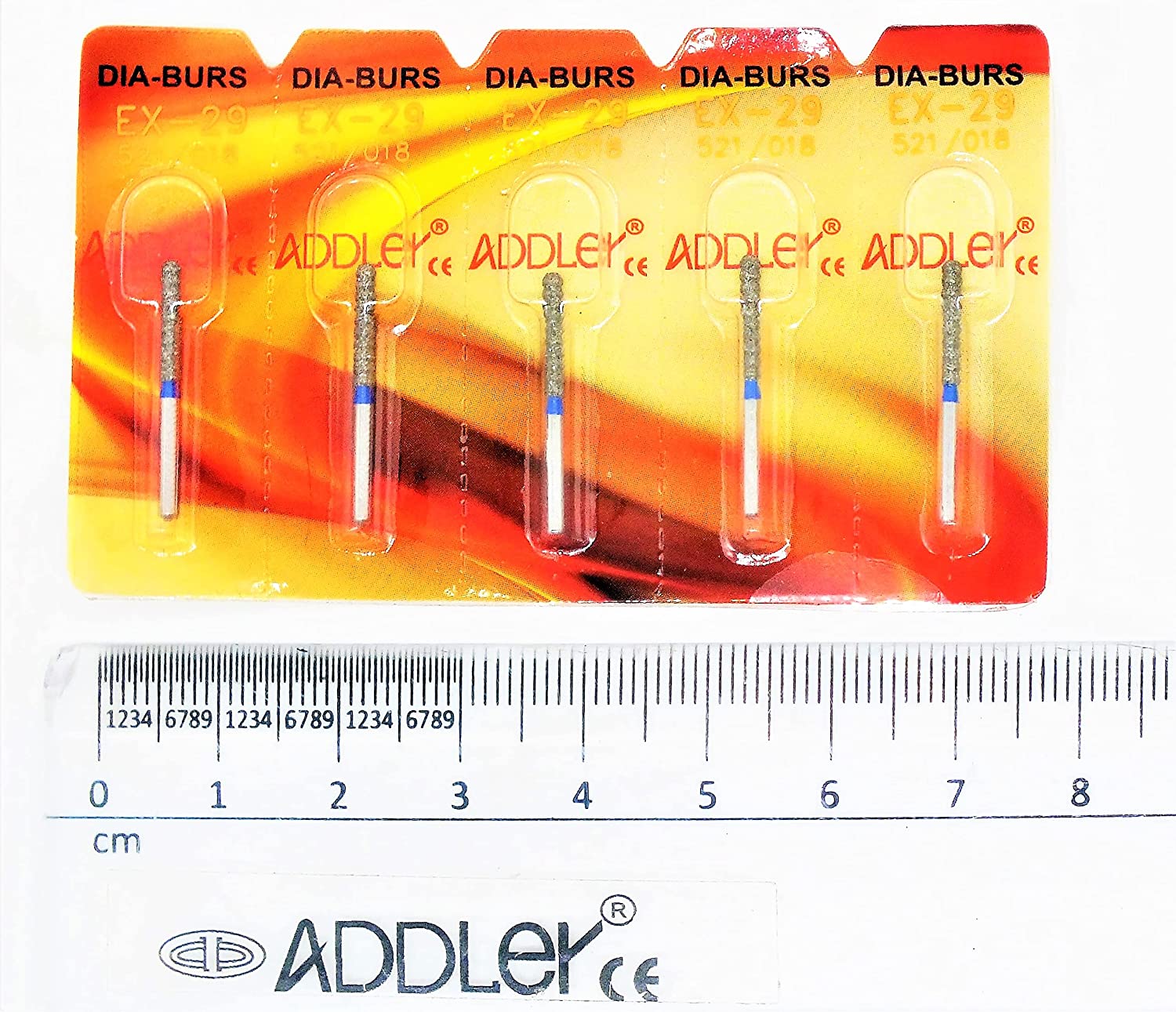 ADDLER DENTAL EX29 & EX23 AIR ROTOR FG HIGH SPEED DIA BURS.