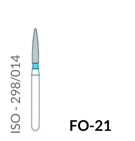 Precident Bur Magic Bur Natural Diamond Bur FG FO 21 Bur (5Pcs)