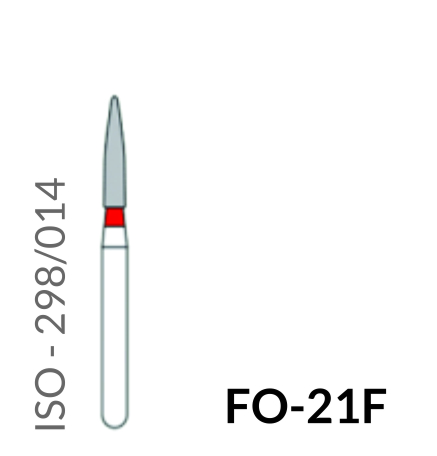 Precident Bur Regular Bur Diamond Bur Fine FG FO 21F Bur (5Pcs)