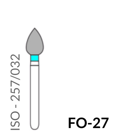 Precident Bur Magic Bur Natural Diamond Bur FG FO 27 Bur (5Pcs)