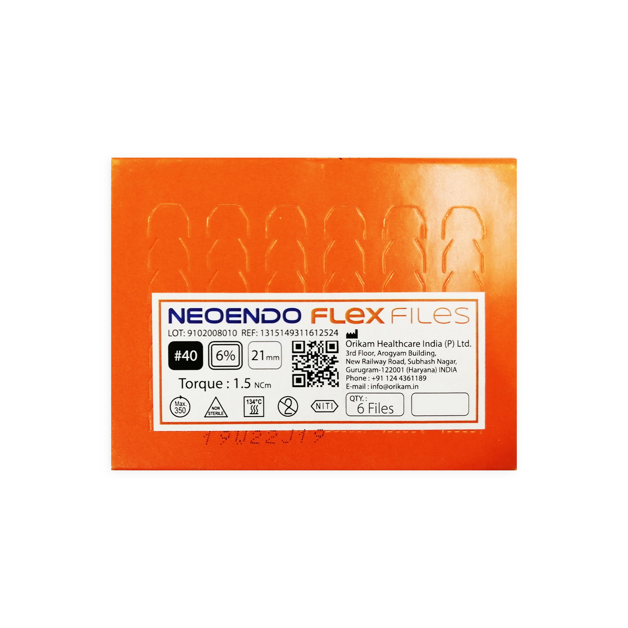 NeoEndo Flex Files 25mm 35/4 Endo Rotary Files