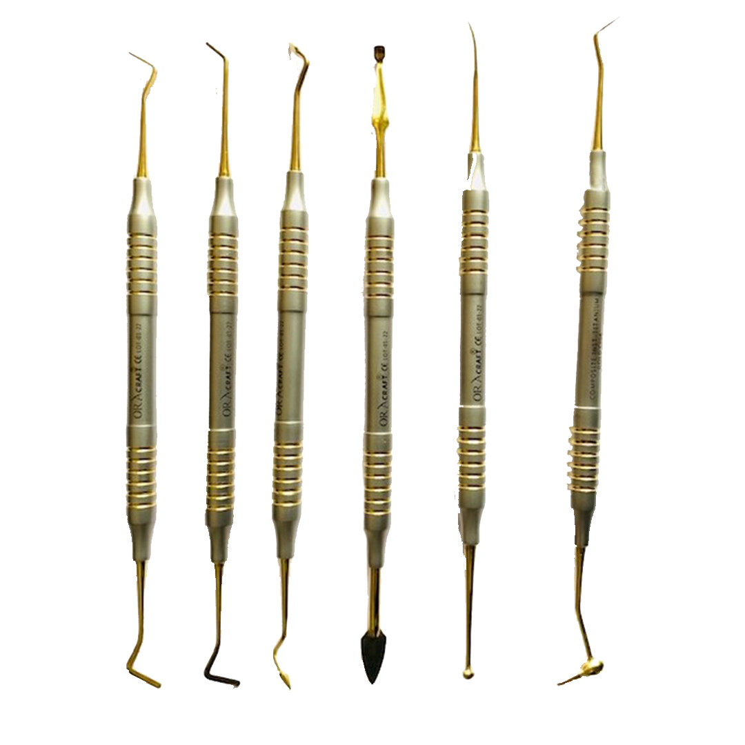 Oracraft Composite Instrument Gold Set Of 6 Pcs Standard