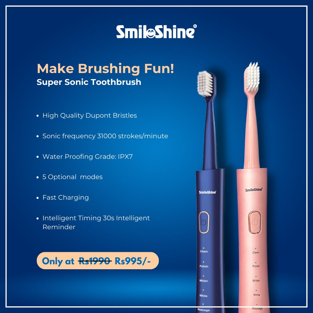 SmiloShine Sonic Power Toothbrush