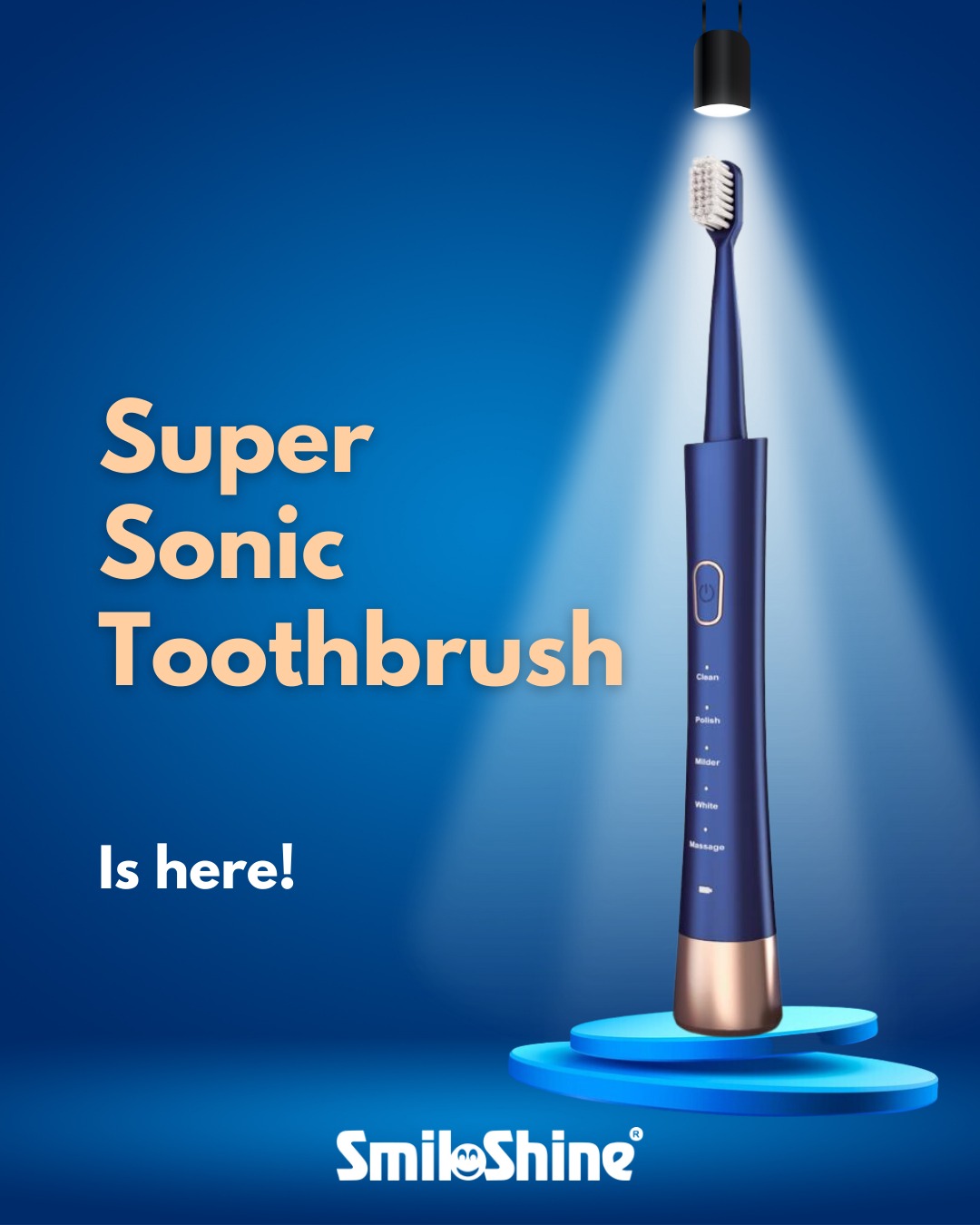 SmiloShine Sonic Power Toothbrush