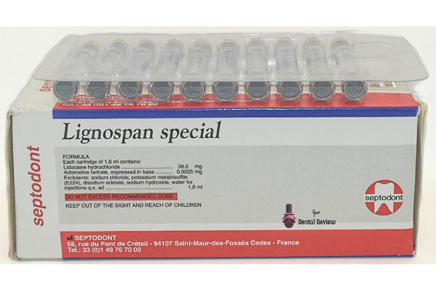 Septodont Lignospan Special Anesthetic Agent Box Of 5 Blister