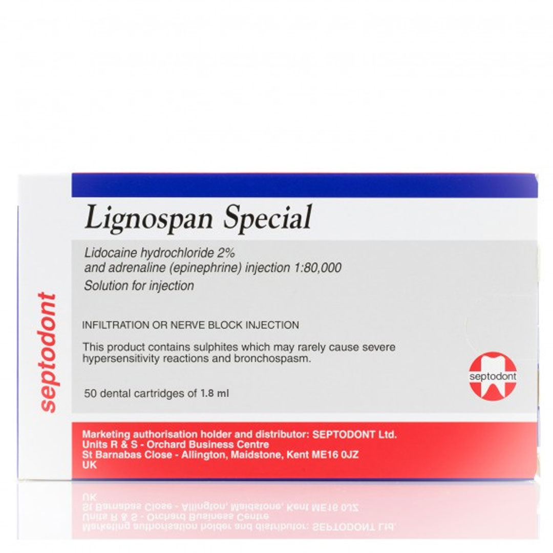 Septodont Lignospan Special Anesthetic Agent Box Of 5 Blister