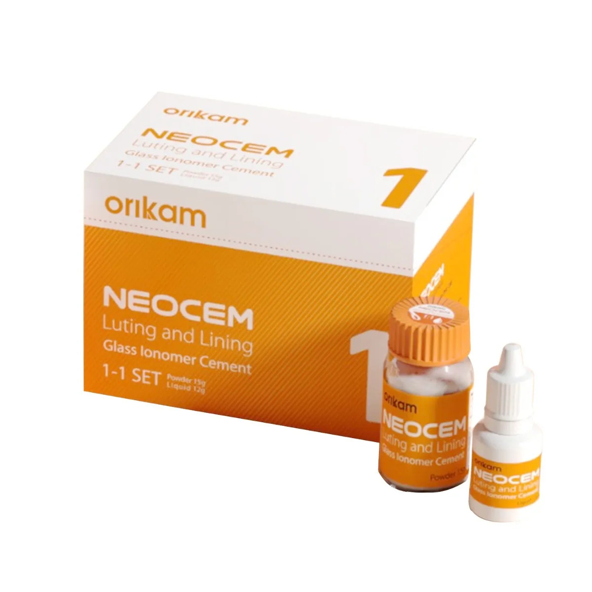 Orikam NeoEndo NeoCem GIC LutingType 1 Glass Ionomer Cement