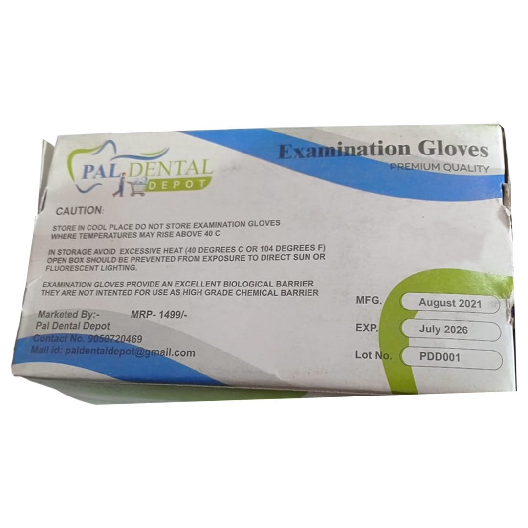 PDD Latex Medium Gloves 100 Pcs