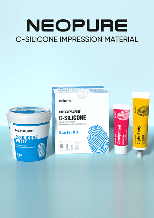 Orikam Neopure Putty & Light Body A-Silicone And C-Silicon Combo Impression Material