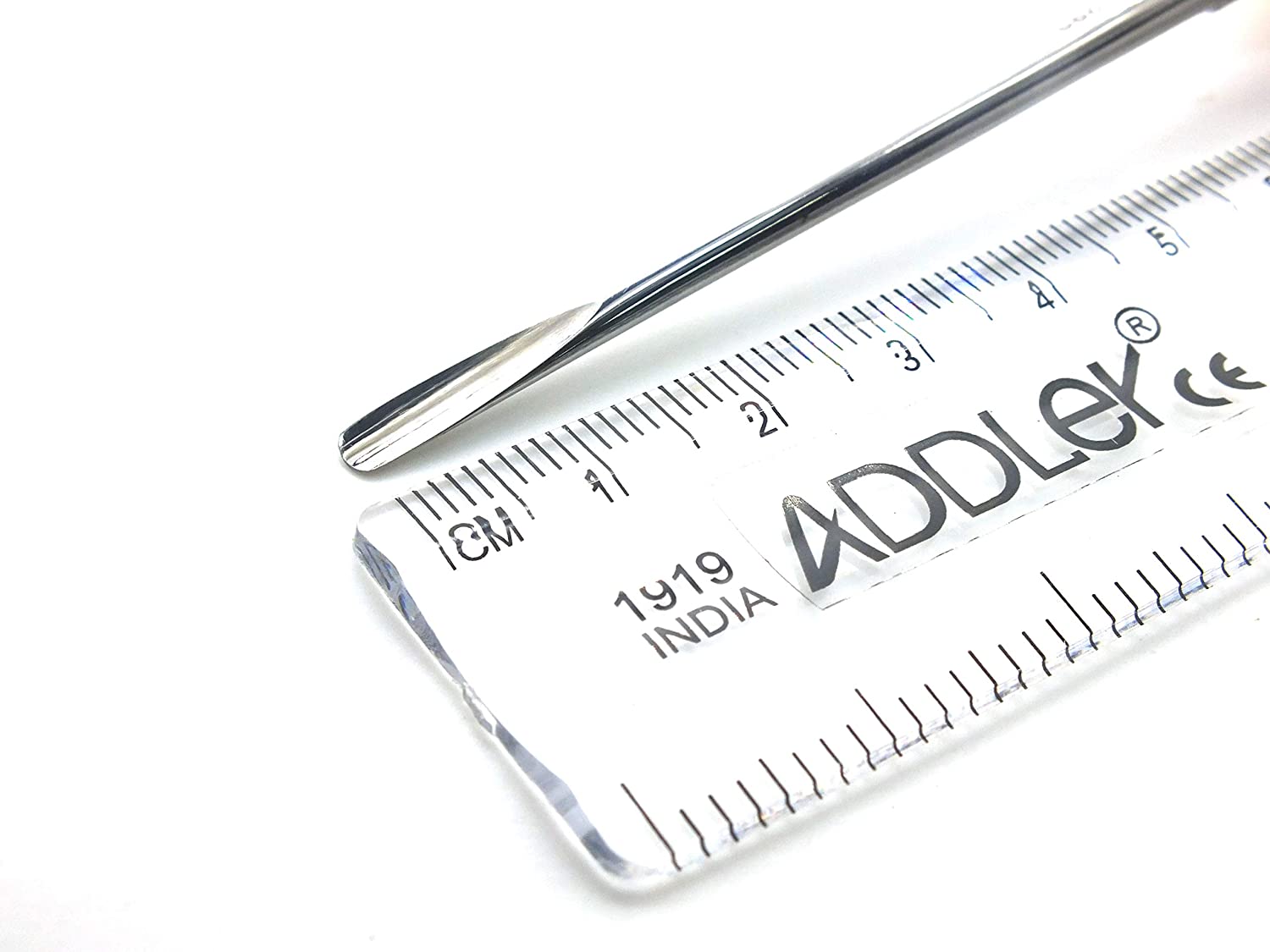 ADDLER Periotome Elevator 3.1 MM Round Straight   Concave Soft Blade Head