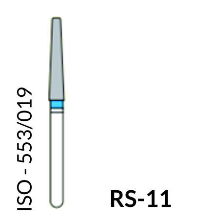 Precident Bur Magic Bur Natural Diamond Bur FG RS 11 Bur (5Pcs)