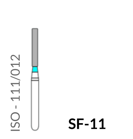 Precident Bur Contra Angle Bur SF 11 (Blue) Bur (5 Pcs)