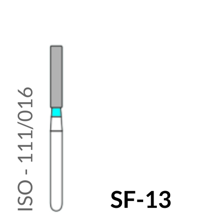 Precident Bur Contra Angle Bur SF 13 (Blue) Bur (5 Pcs)