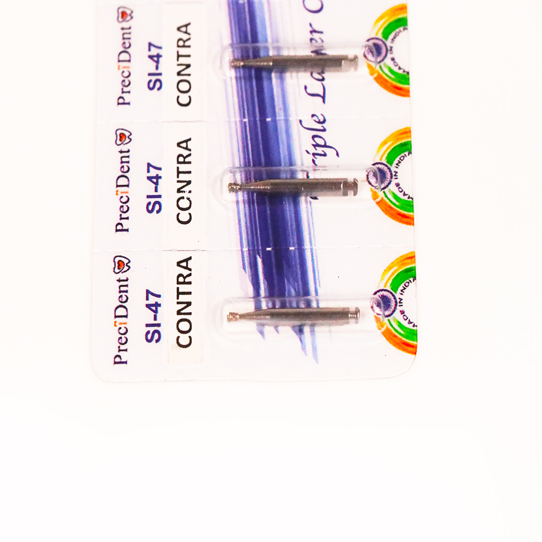 Precident Bur Contra Angle Bur SI 47 (Blue) Bur (5 Pcs)