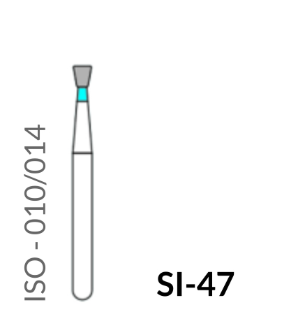 Precident Bur Contra Angle Bur SI 47 (Blue) Bur (5 Pcs)