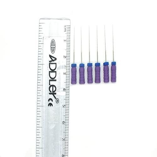 STRENGTH DENTAL STAINLESS STEEL K FILE 25 MM ROOT CANAL FILES SIZE 10 (PACK OF 6)