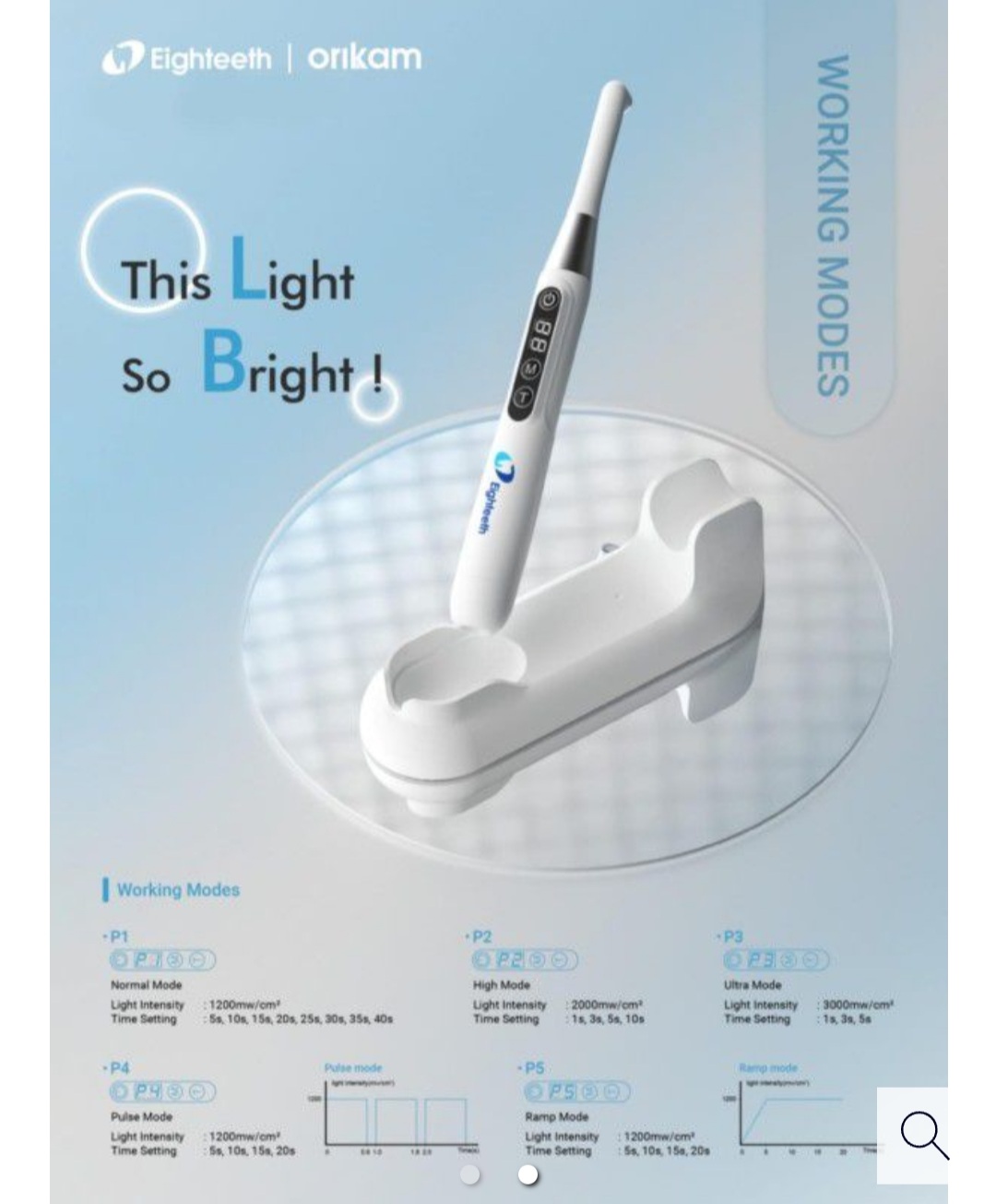 Eighteeth Curing Pen 1 Led Curing Light Orikam