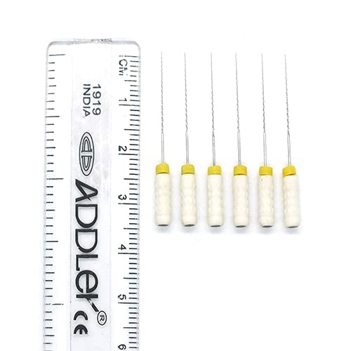 Strength Dental Niti H File 25 Mm Root Canal File Size 15 (Pack Of 6)