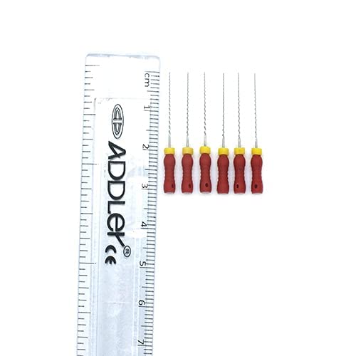 Strength Dental Niti H File 21 Mm Root Canal File Size 25 (Pack Of 6)