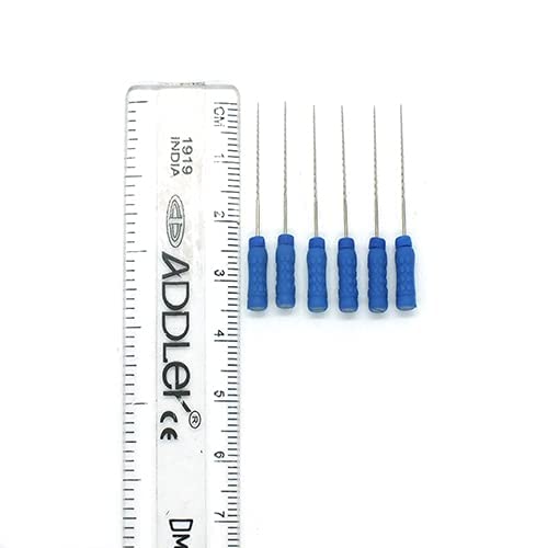 Strength Dental Stainless Steel H File 21 Mm Root Canal File Size 30 (Pack Of 6)