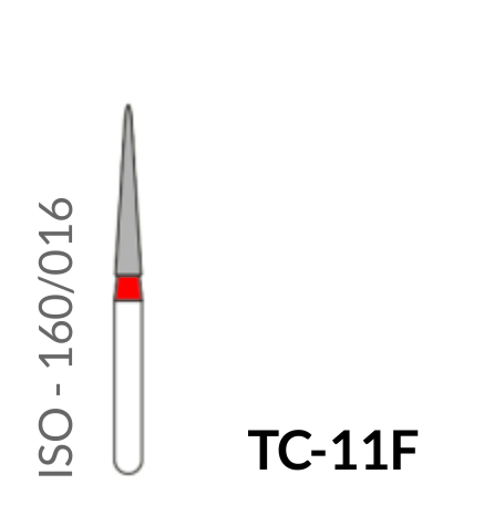 Precident Bur Regular Bur  Diamond  Bur Fine FG TC 11F Bur (5Pcs)