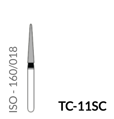 Precident Bur  Zirconia Bur Diamond Bur Cutter TC 11SC Bur  (Super Coarse) (5Pcs)