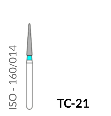 Precident Bur Magic Bur Natural Diamond Bur FG TC 21 Bur (5Pcs)