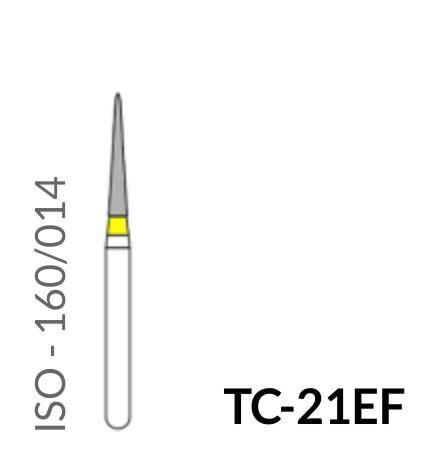 Precident Bur Regular Bur Diamond Bur Extra Fine TC 21EF (5Pcs)