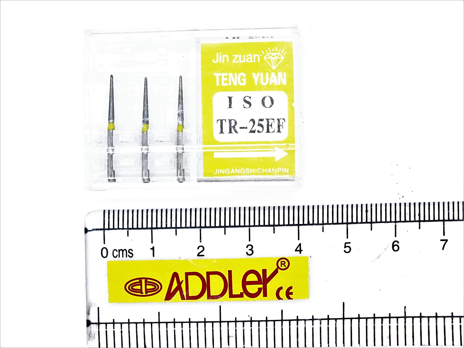 SWISS DIA DENTAL FG DIAMOND COATED BURS TF-11C & TR-25EF HIGH SPEED 2 PACK OF 6 BURS TOTAL.