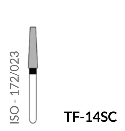 Precident Bur Zirconia Bur Diamond Bur Cutter TF 14SC Bur (Super Coarse) (5Pcs)