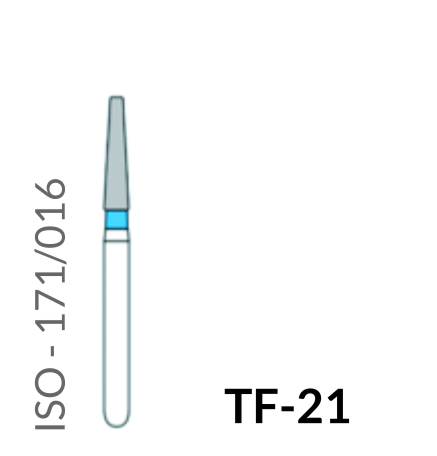 Precident Bur Magic Bur  Natural Diamond Bur FG TF 21 Bur (5Pcs)