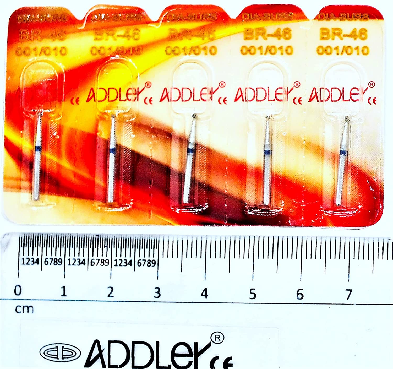 ADDLER DENTAL TF13 & BR46 AIR ROTOR FG HIGH SPEED DIA BURS.