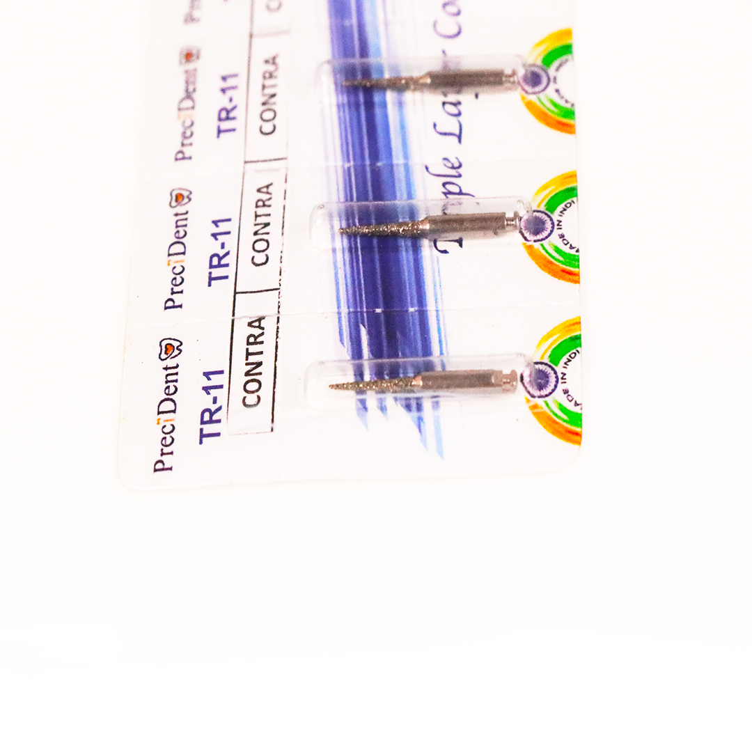 Precident Bur Contra Angle Bur TR 11 (Blue) Bur  (5 Pcs)