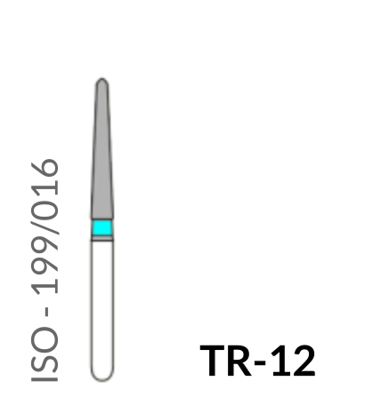 Precident Bur Contra Angle Bur TR 12 (Blue) Bur (5 Pcs)