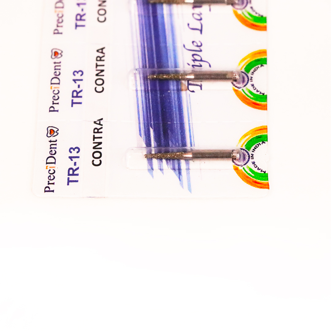 Precident Bur Contra Angle Bur TR 13 (Blue) Bur (5 Pcs)