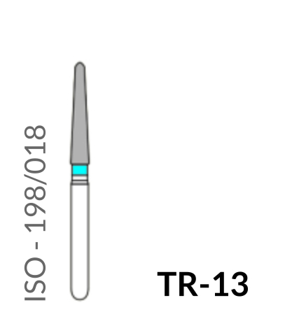 Precident Bur Contra Angle Bur TR 13 (Blue) Bur (5 Pcs)