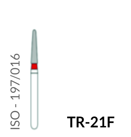 Precident Bur Regular Bur Diamond Bur Fine  FG TR 21F Bur (5Pcs)