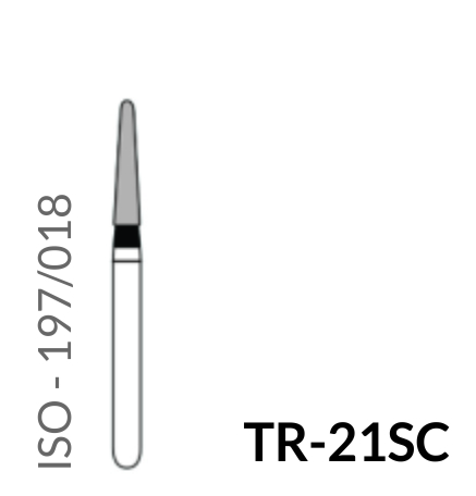 Precident Bur Zirconia Bur Diamond Bur Cutter TR 21SC Bur (Super Coarse) (5Pcs)