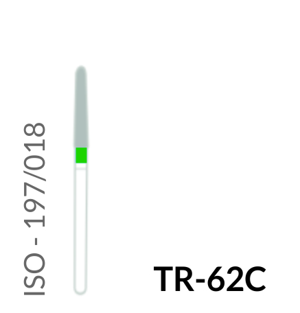 Precident Bur Magic Bur Diamond Bur (Natural Diamonds) TR 62C Bur (5 Pcs) Coarse