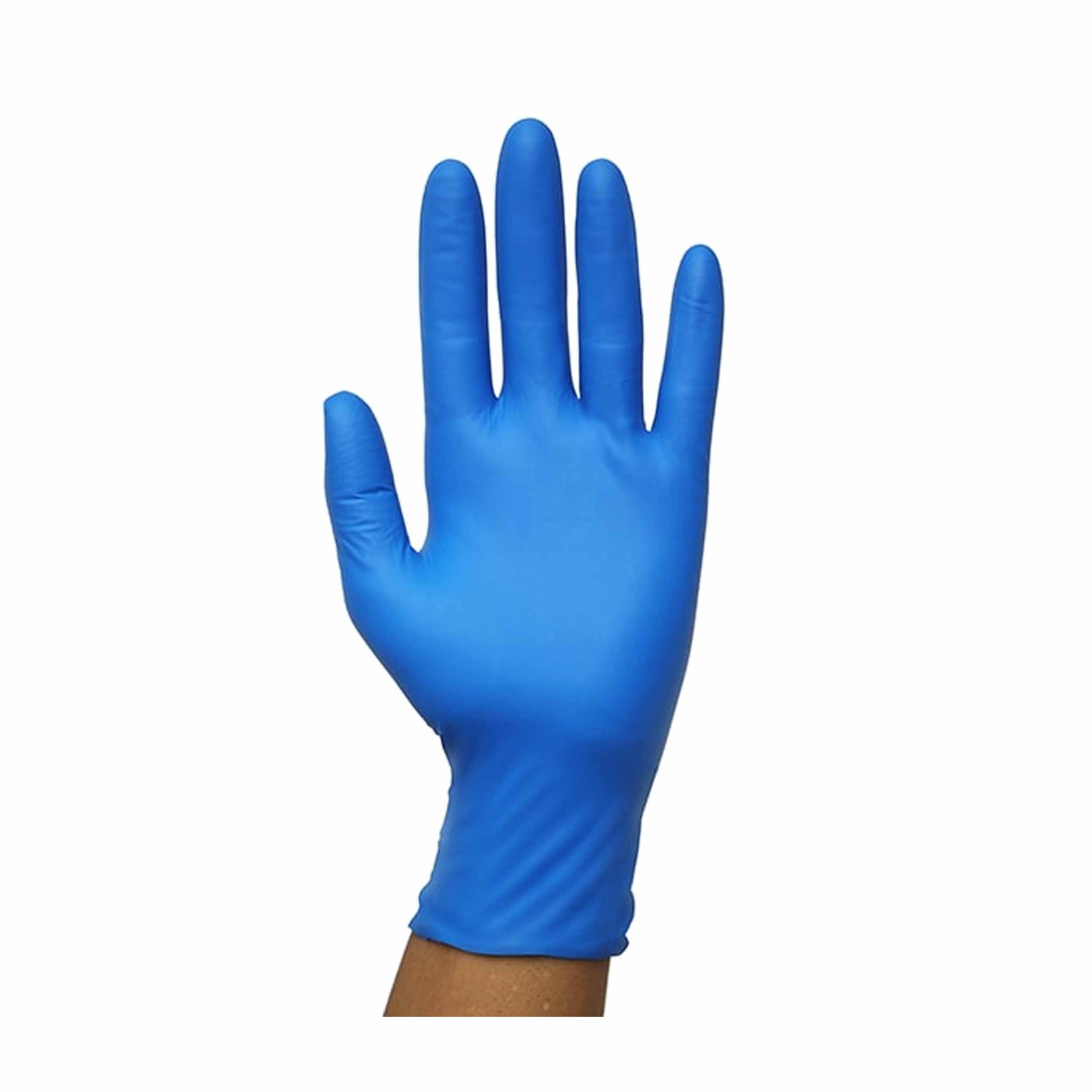 Ansell Micro Touch Nitrile Examination Gloves - Royal Blue Medium