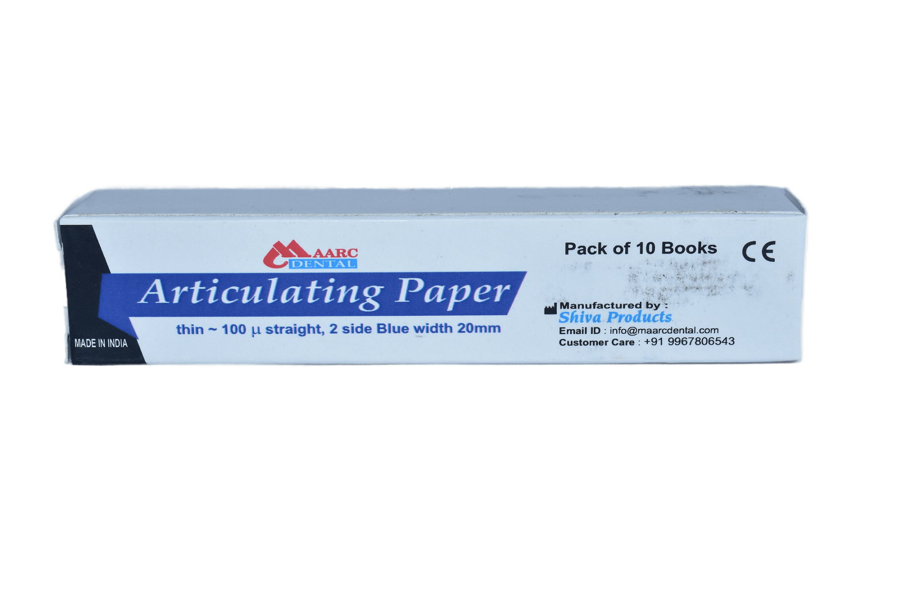Maarc Articulating Paper 40µ - Blue (1 Box Of 10 Books)