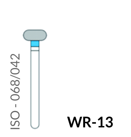 Precident Bur Contra Angle Bur WR 13 (Blue) Bur (5 Pcs)