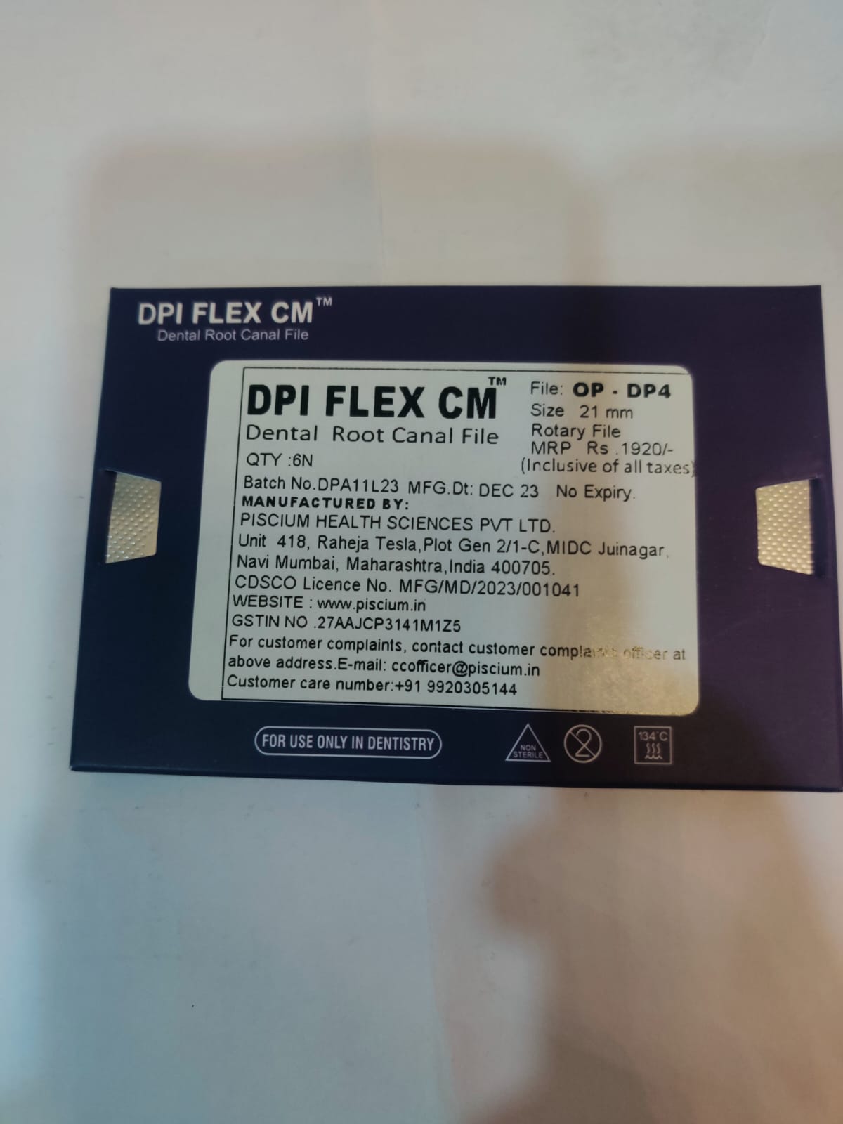 DPI FLEX CM ROTTARY FILE OP-DP4 21MM