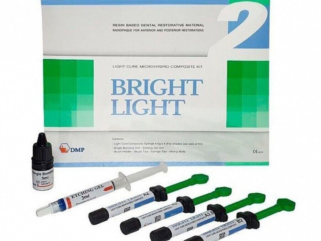 DMP Bright Light Cure Microhybrid Composite Kit